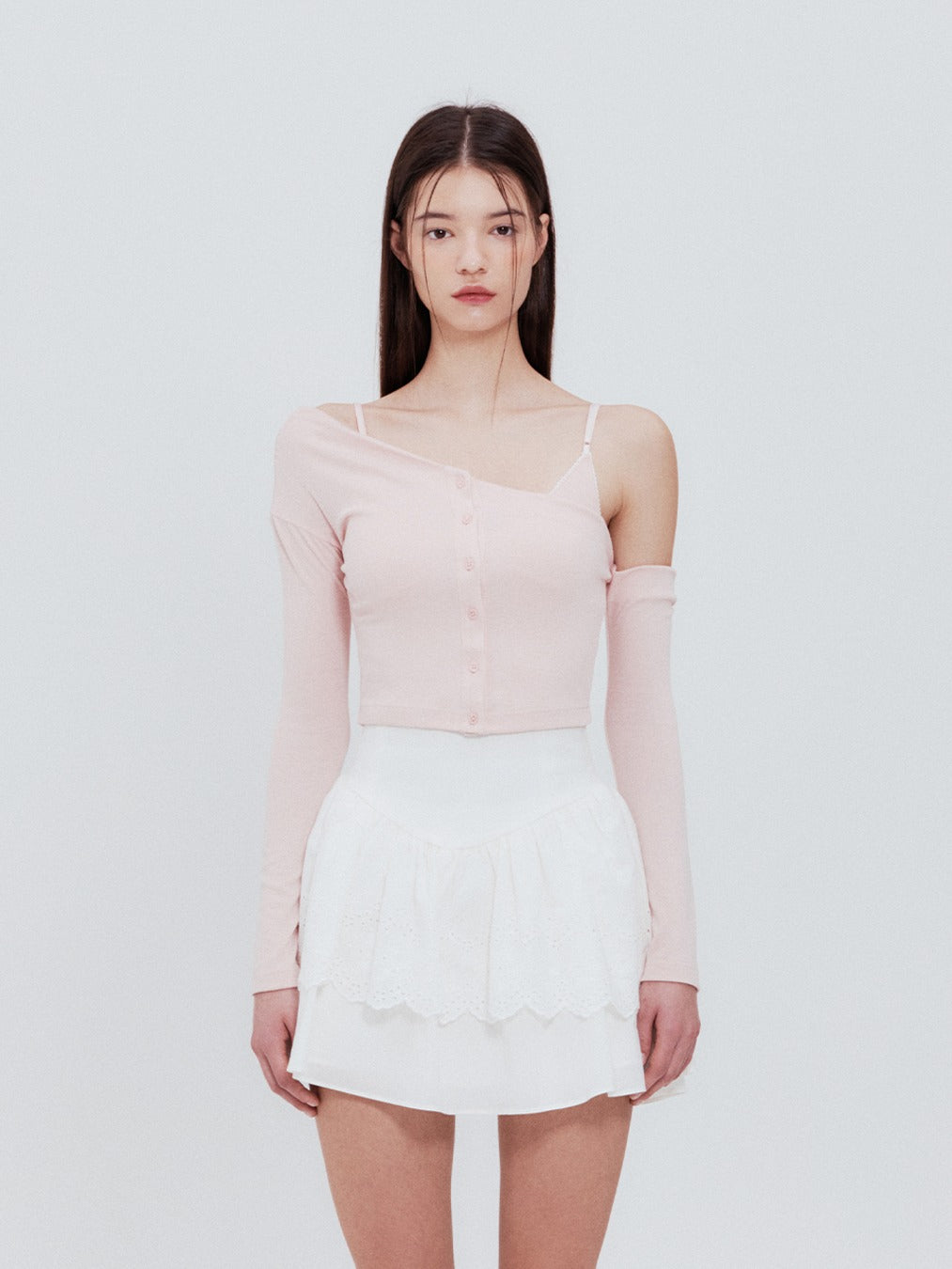 Not your rose Yui cardigan set (Pink)