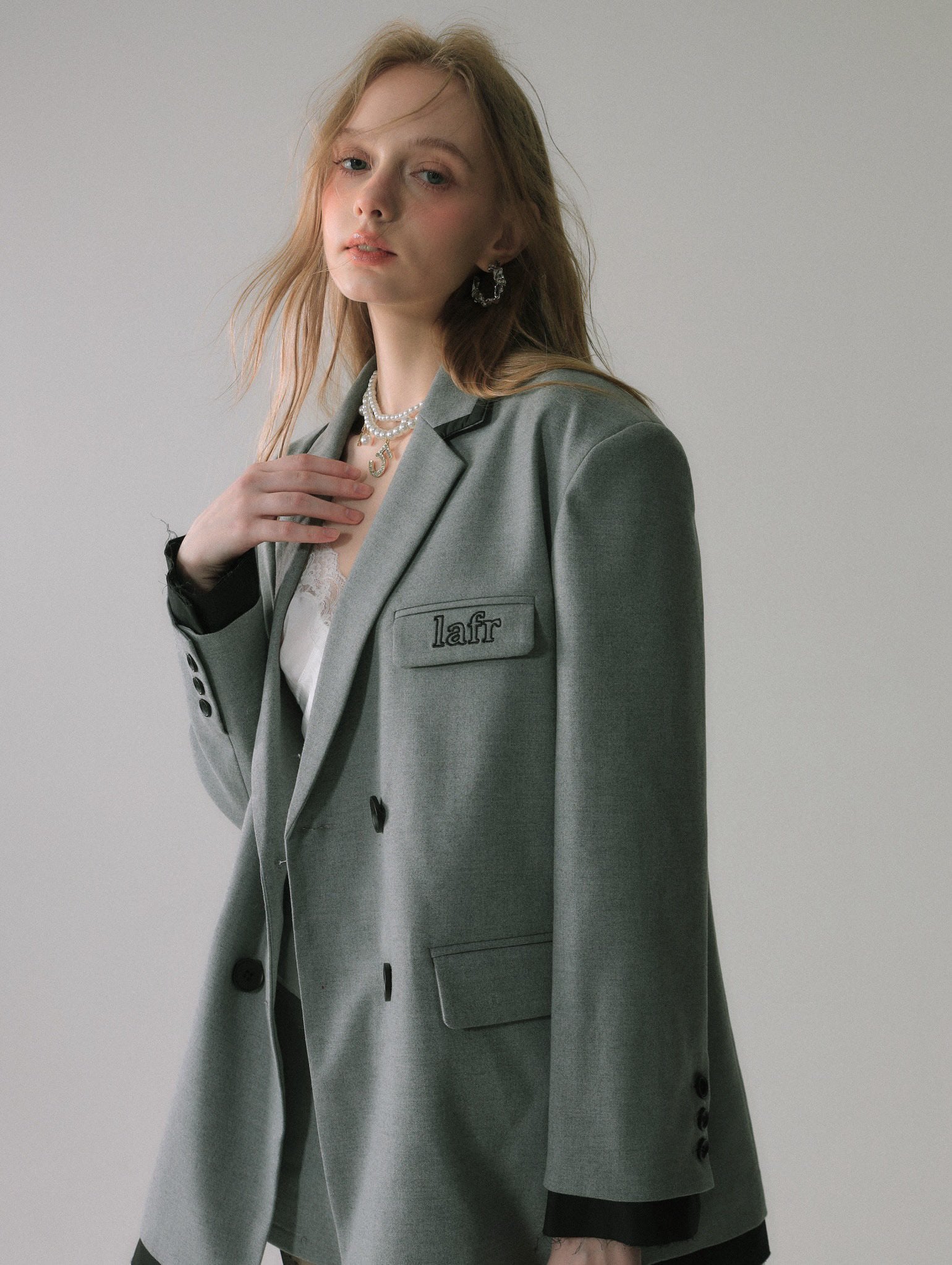 La Freedom Sophisticated Suit Jacket - Gray