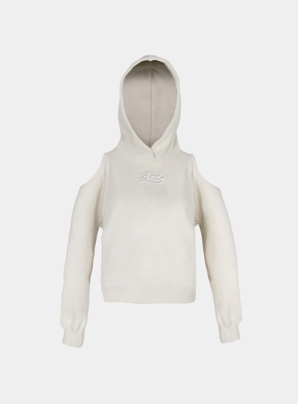 BADBLOOD  Beyond Soft Cutout Hoodie - Cream