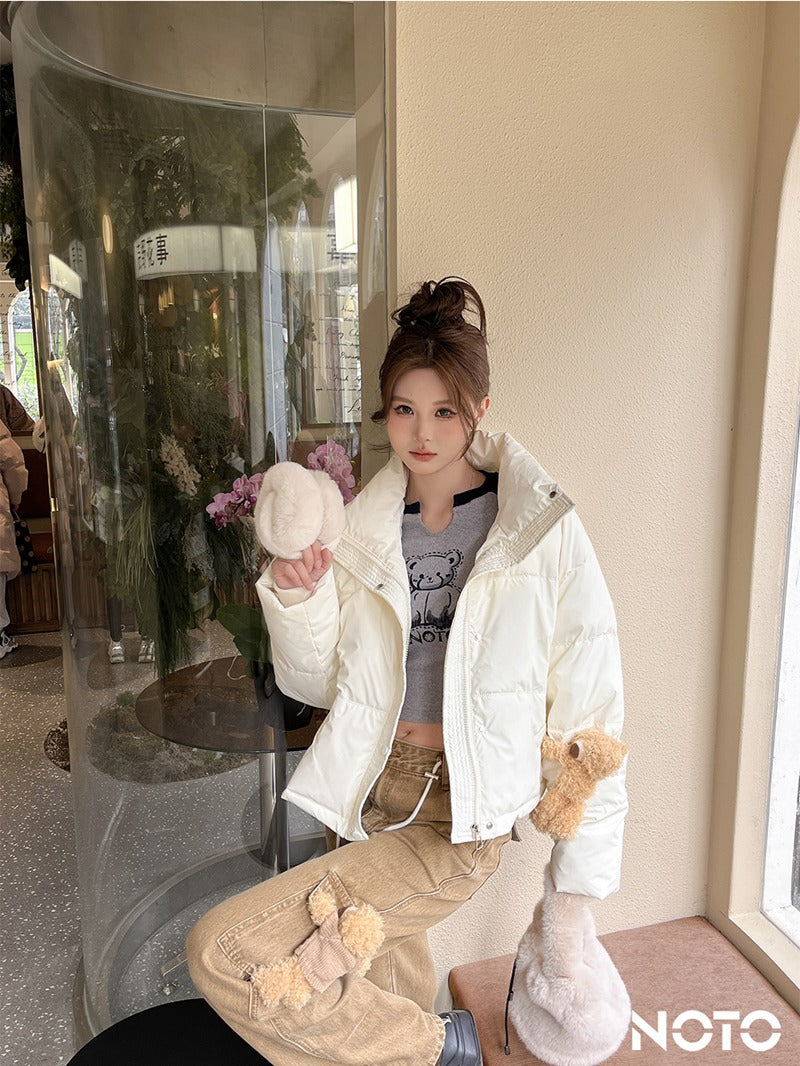 NOTO Bear Cream Down Jacket