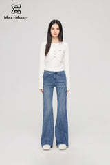 MacyMccoy Flare Jeans - Light Denim