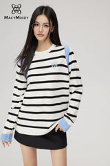 MacyMccoy Two-Tone Striped Sweater