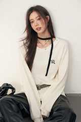 La Freedom Casual Loose-fit Top- White