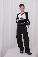 La Freedom Vintage Workwear Wide-leg Trousers