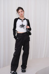 La Freedom Vintage Workwear Wide-leg Trousers