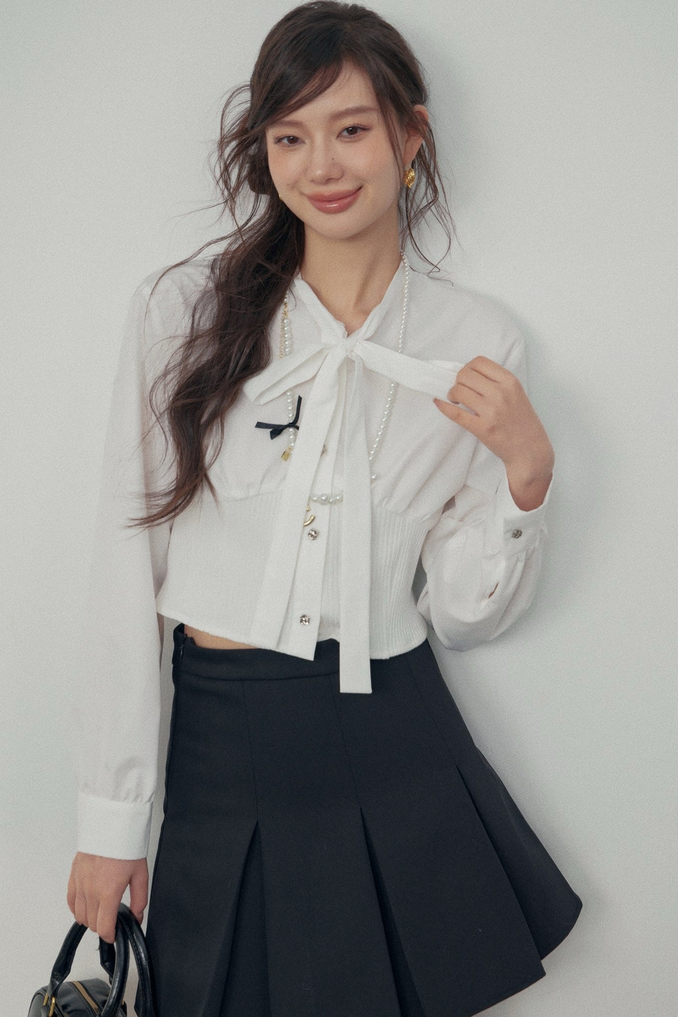 La Freedom Bow Tie Blouse