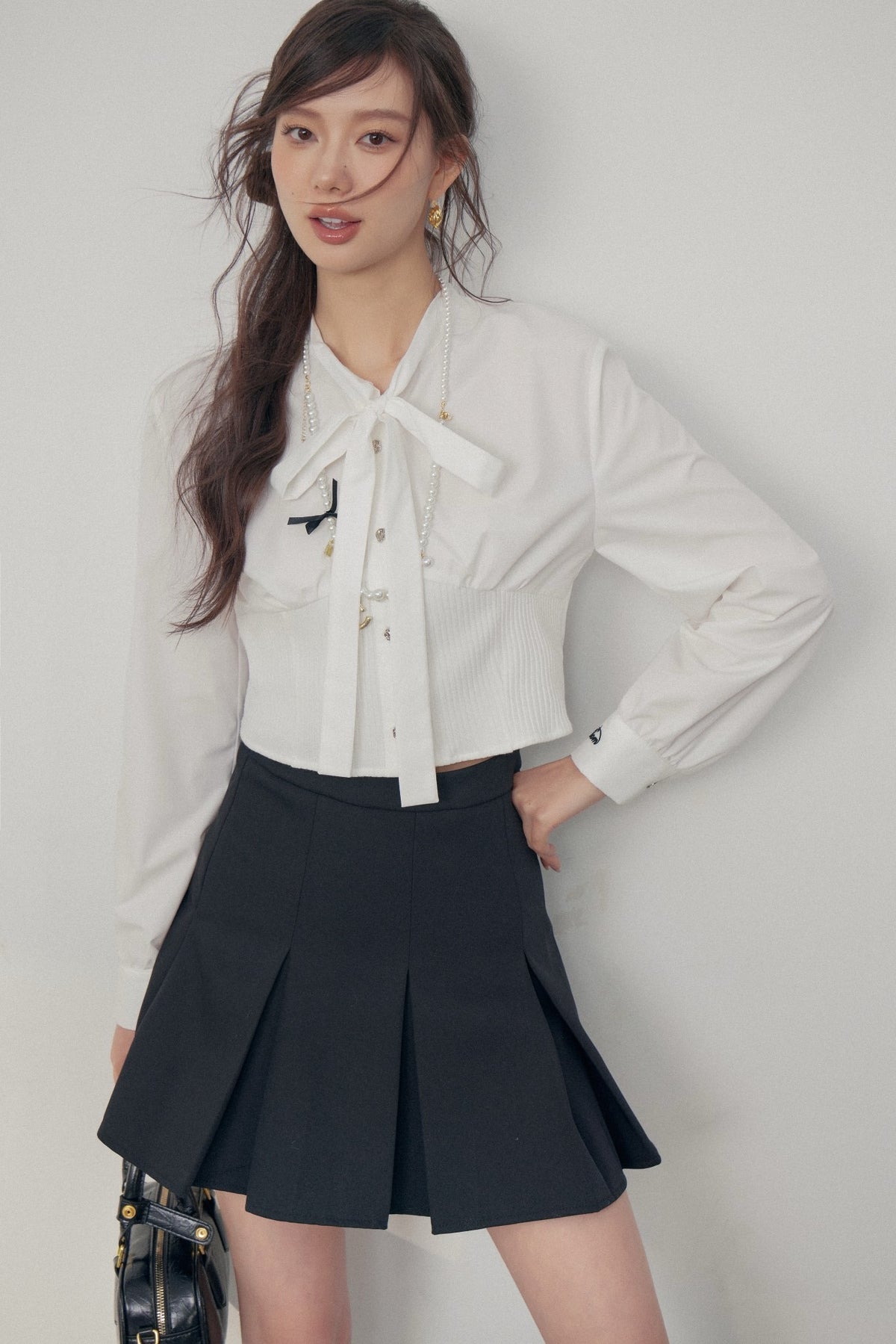 La Freedom Bow Tie Blouse