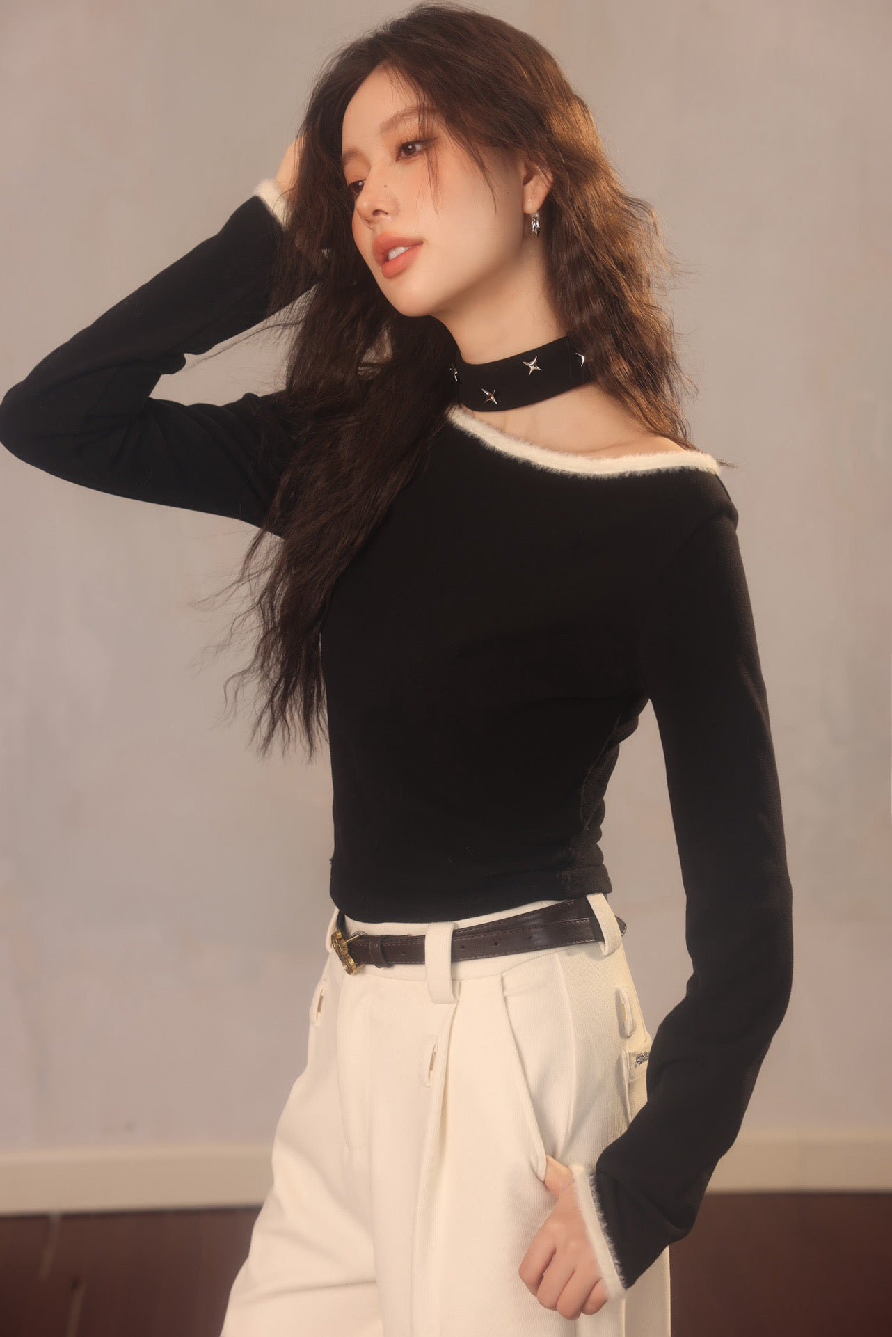 La Freedom Knit Inner Top - Black