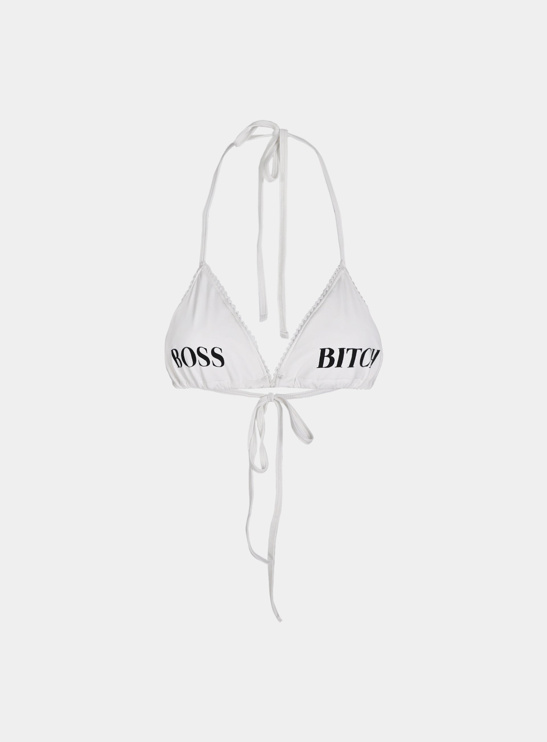 BADBLOOD Boss Mode Bikini Top - White