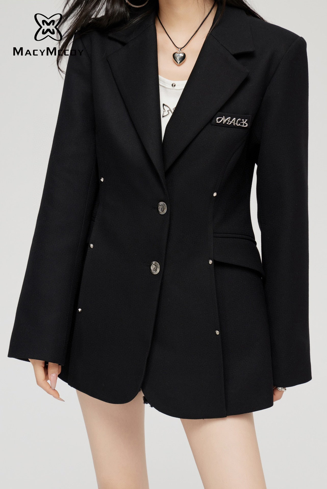 MacyMccoy Belted Blazer Dress