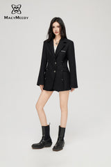 MacyMccoy Belted Blazer Dress