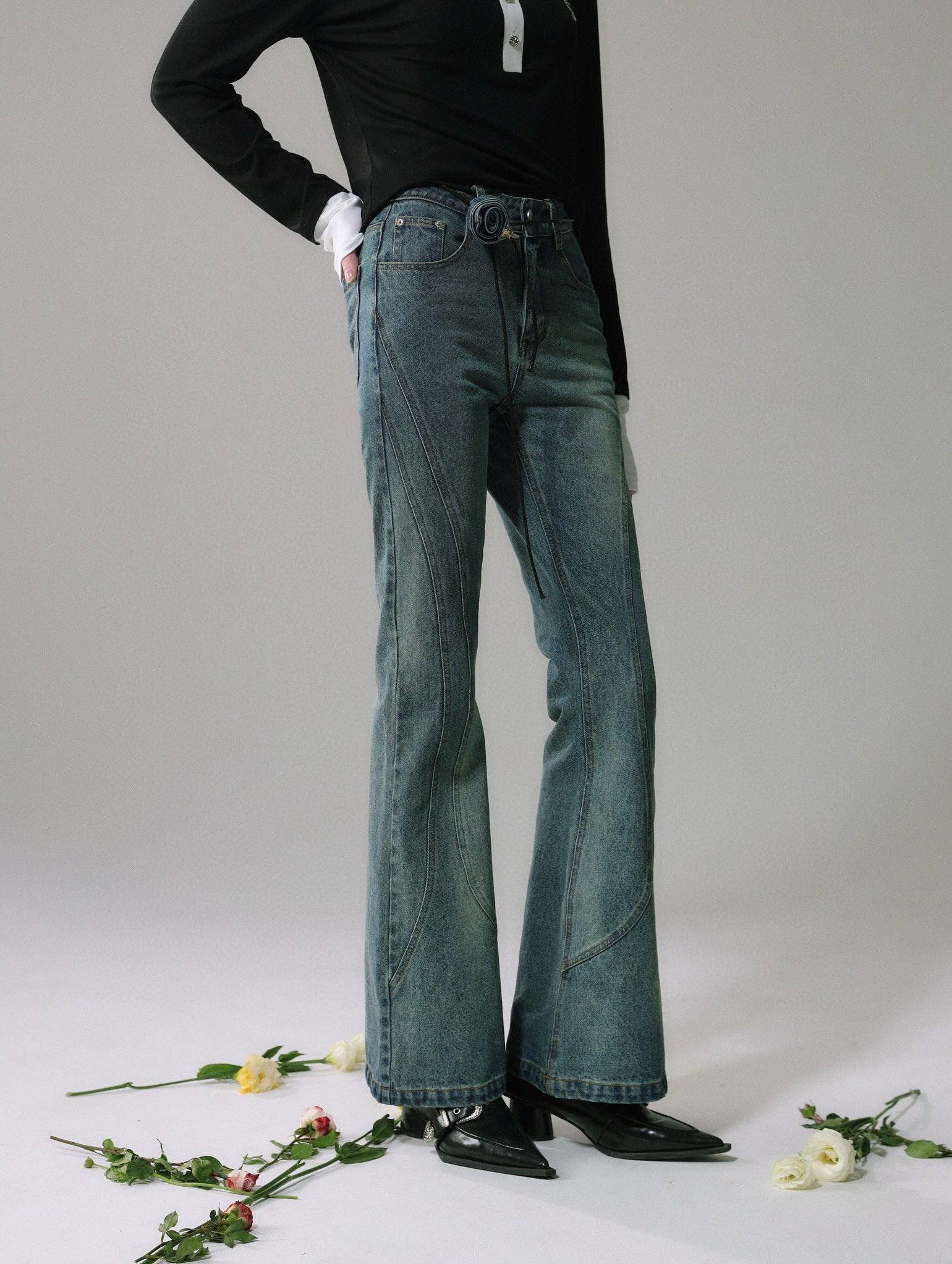 La Freedom Vintage Rose Denim Jeans