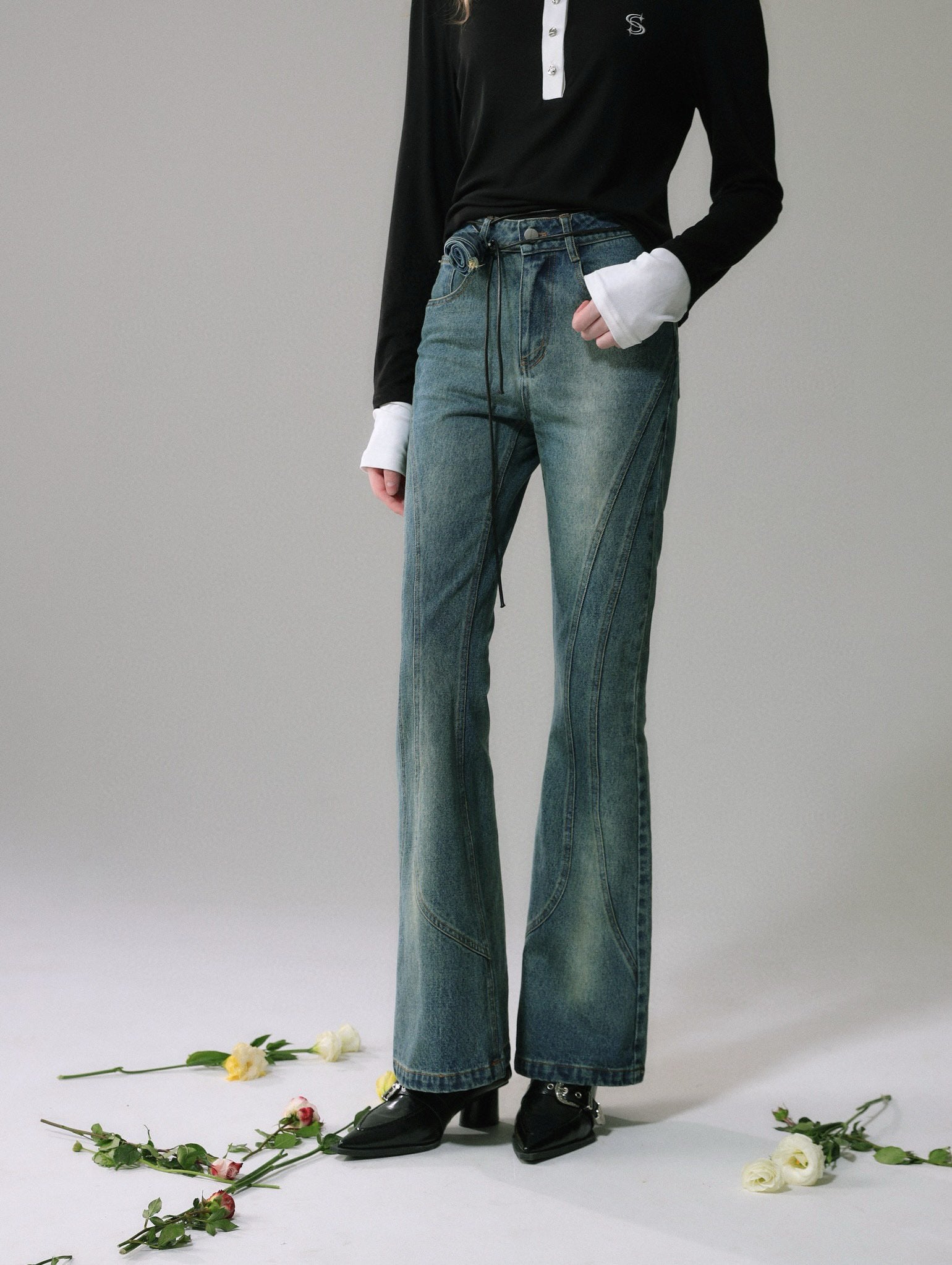 La Freedom Vintage Rose Denim Jeans