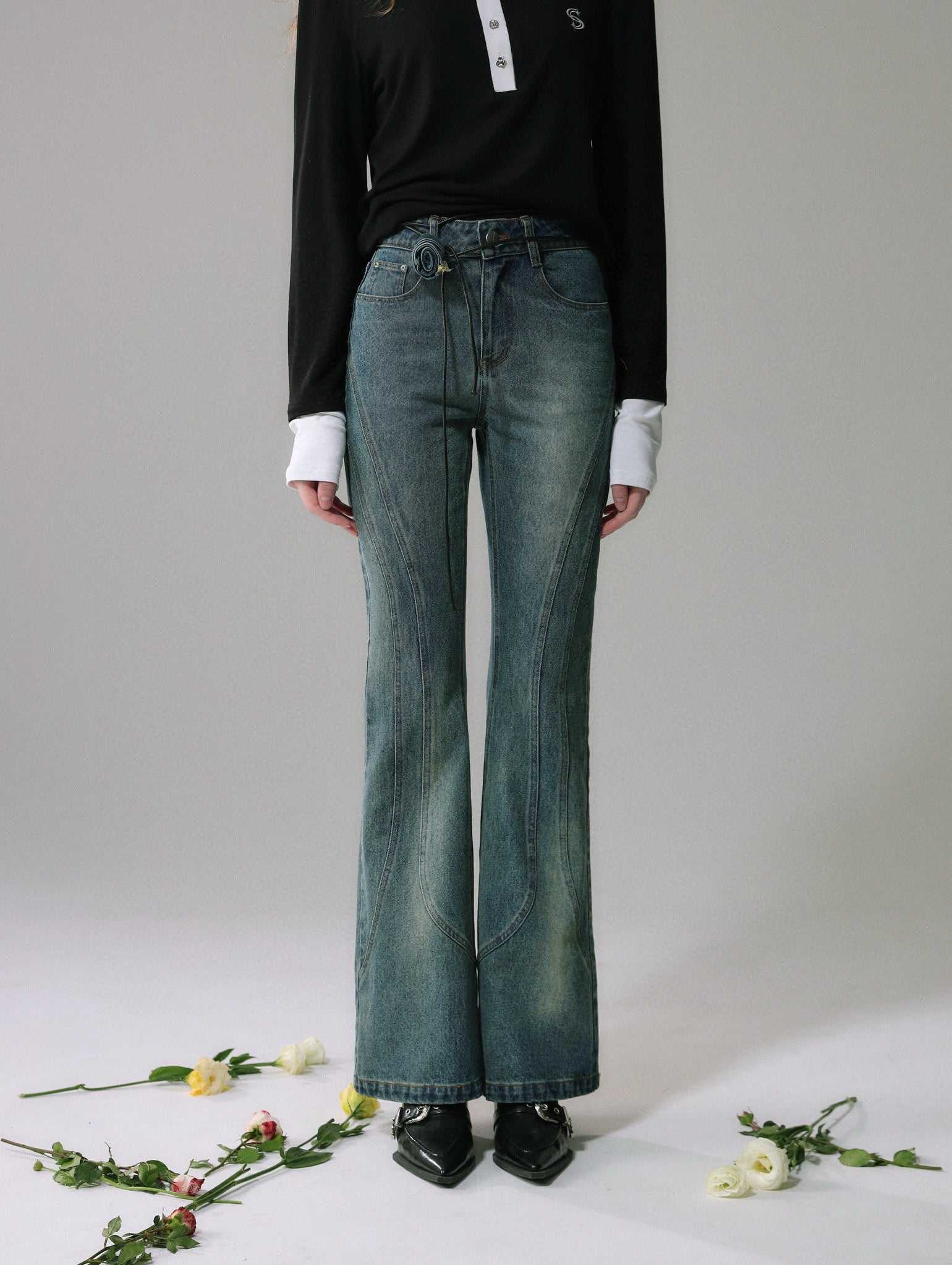 La Freedom Vintage Rose Denim Jeans