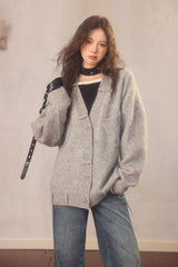 La Freedom Slouchy cardigan - Gray