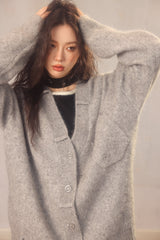 La Freedom Slouchy cardigan - Gray