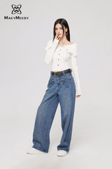 MacyMccoy heart-pocket jeans