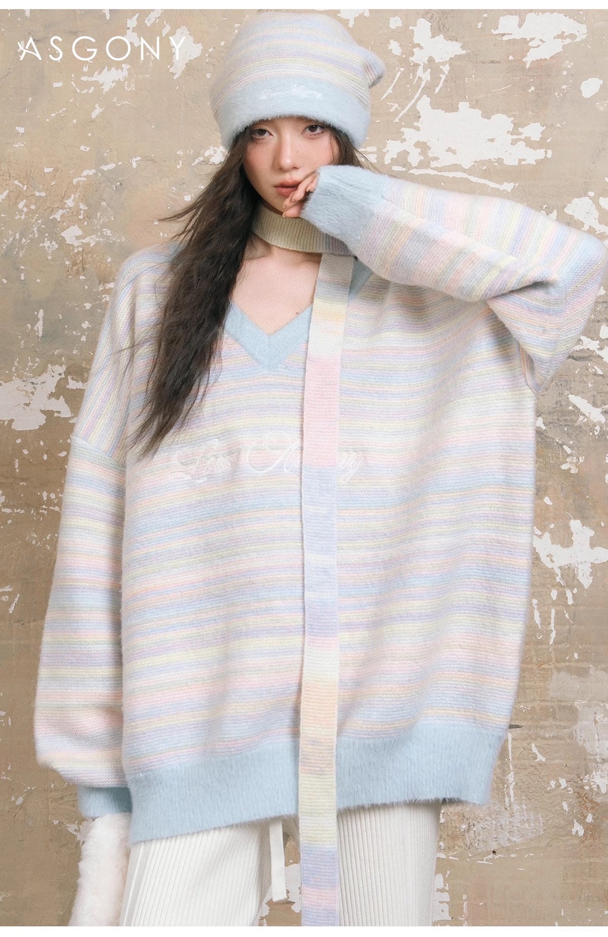 ASGONY Relaxed Knit Sweater