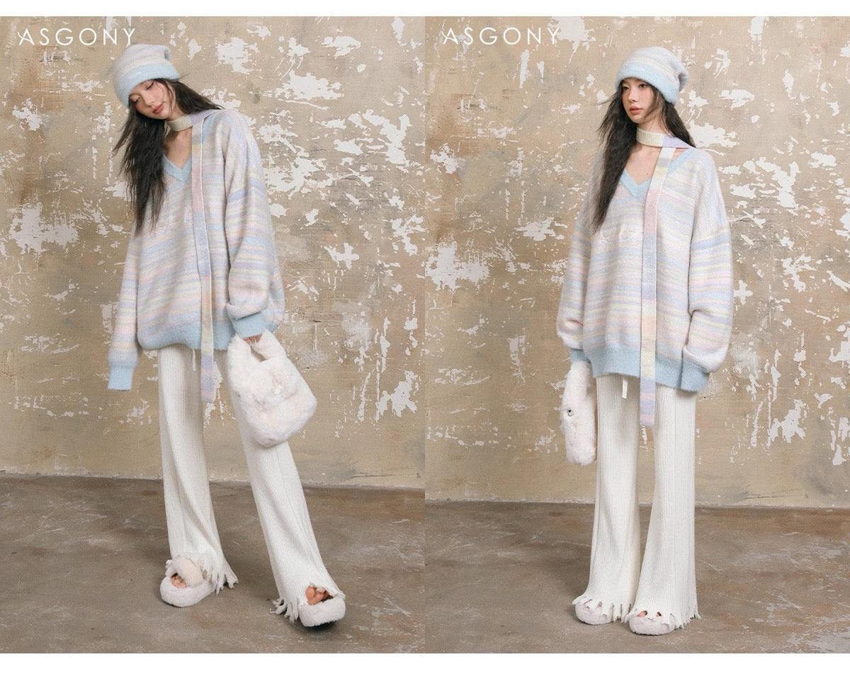 ASGONY Relaxed Knit Sweater