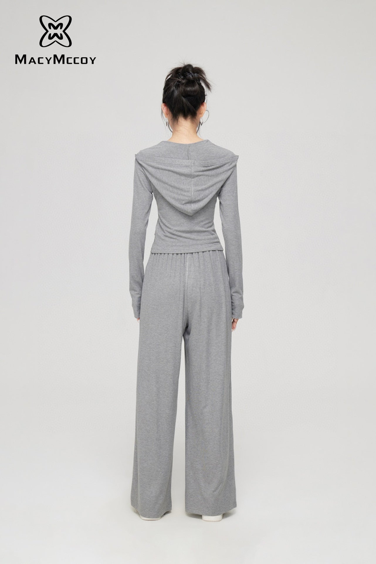 MacyMccoy Knit Set (Top + Pants) - Gray