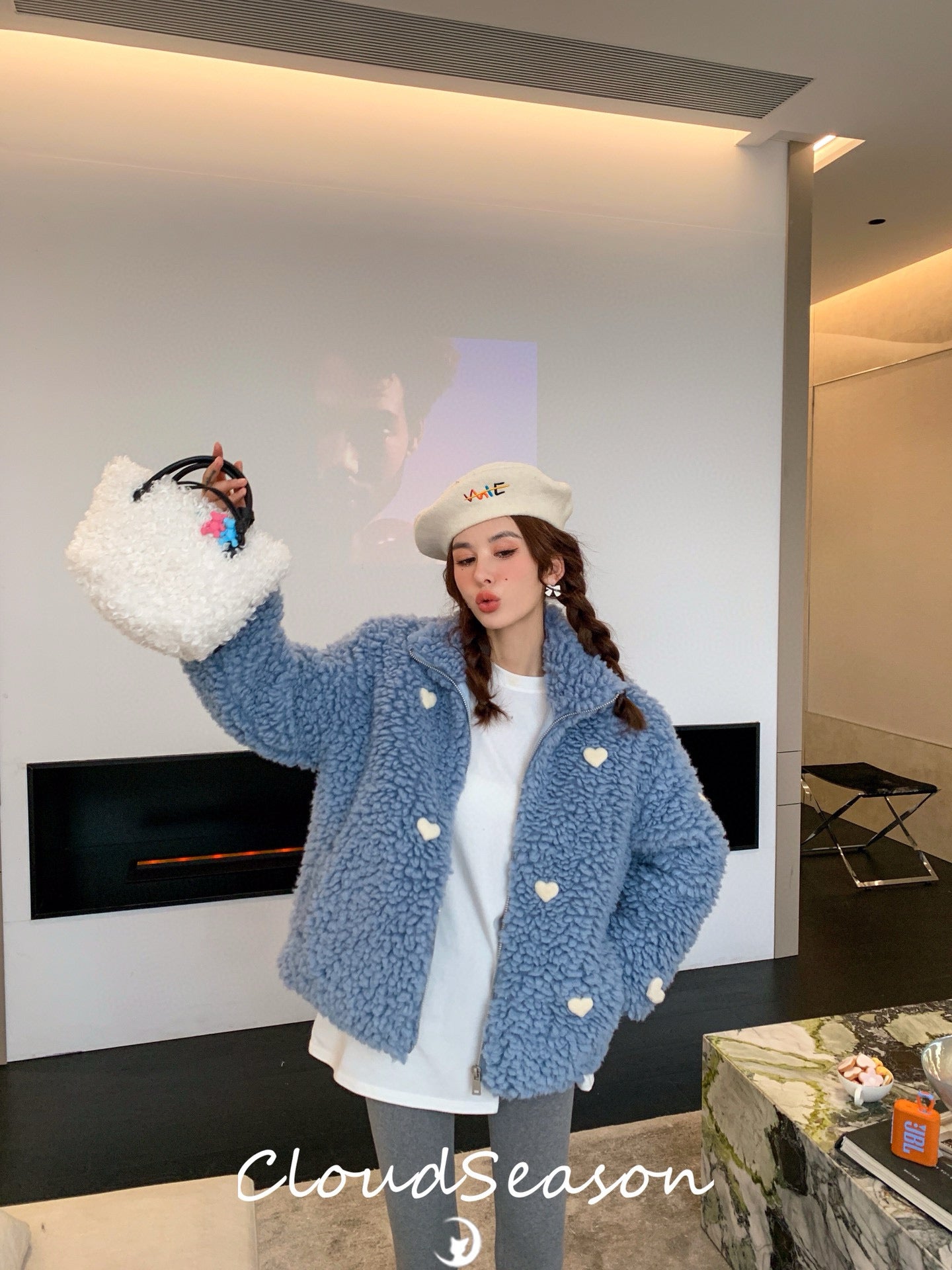 CloudSeason Fuzzy Plush Jacket