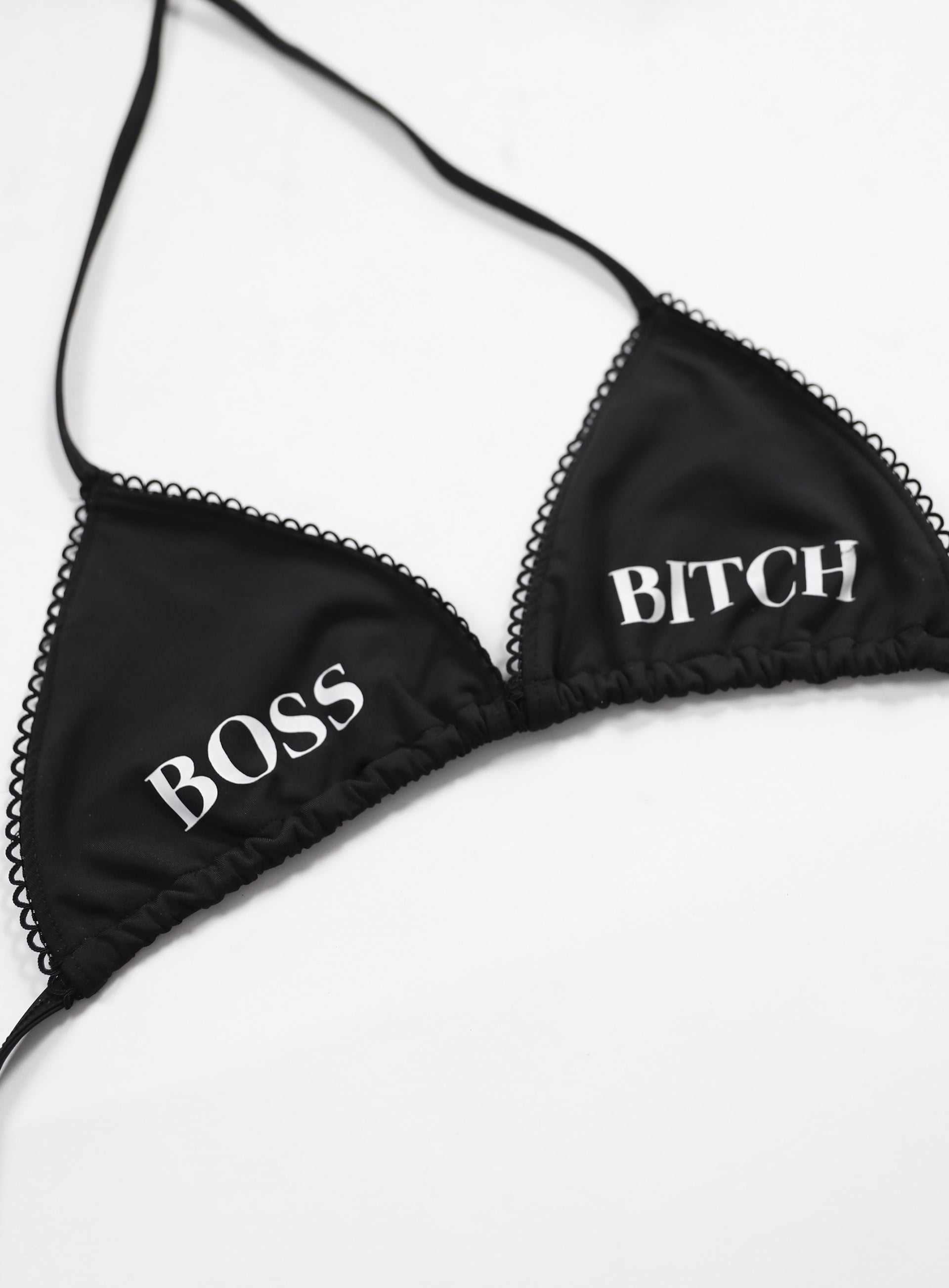 BADBLOOD Boss Mode Bikini Top - Black