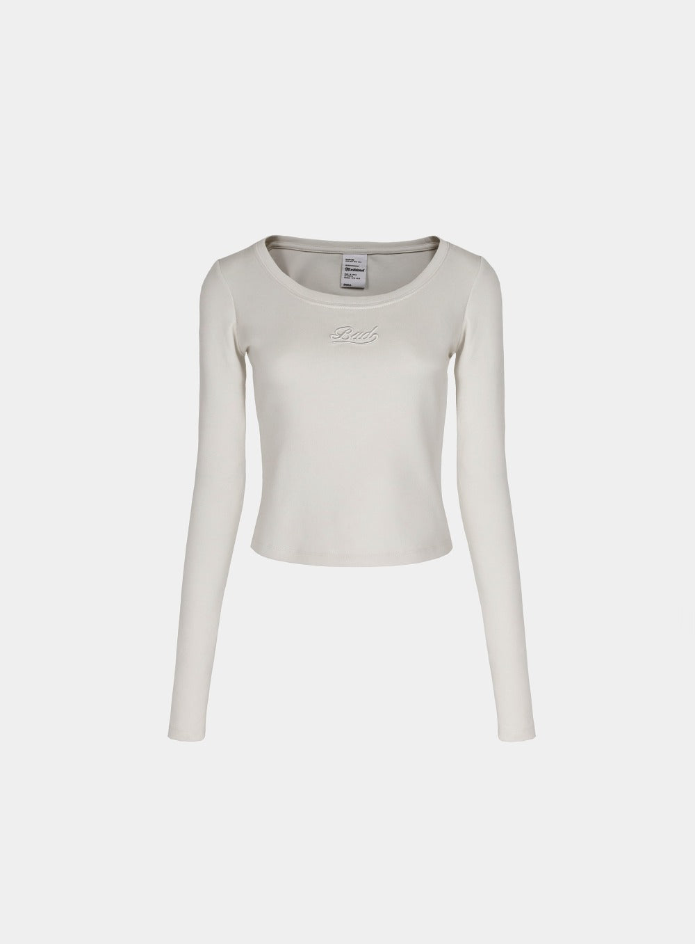 BADBLOOD  Beyond Soft Scoop Neck Long Sleeve - Cream