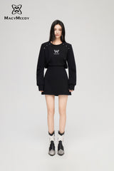 MacyMccoy Butterfly Sweatshirt Dress