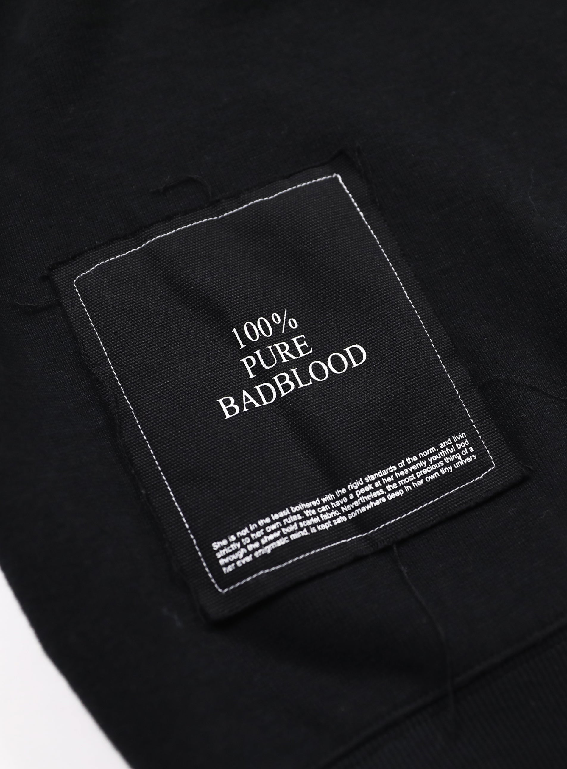 BADBLOOD Kill Them Hood Large Fit - Black