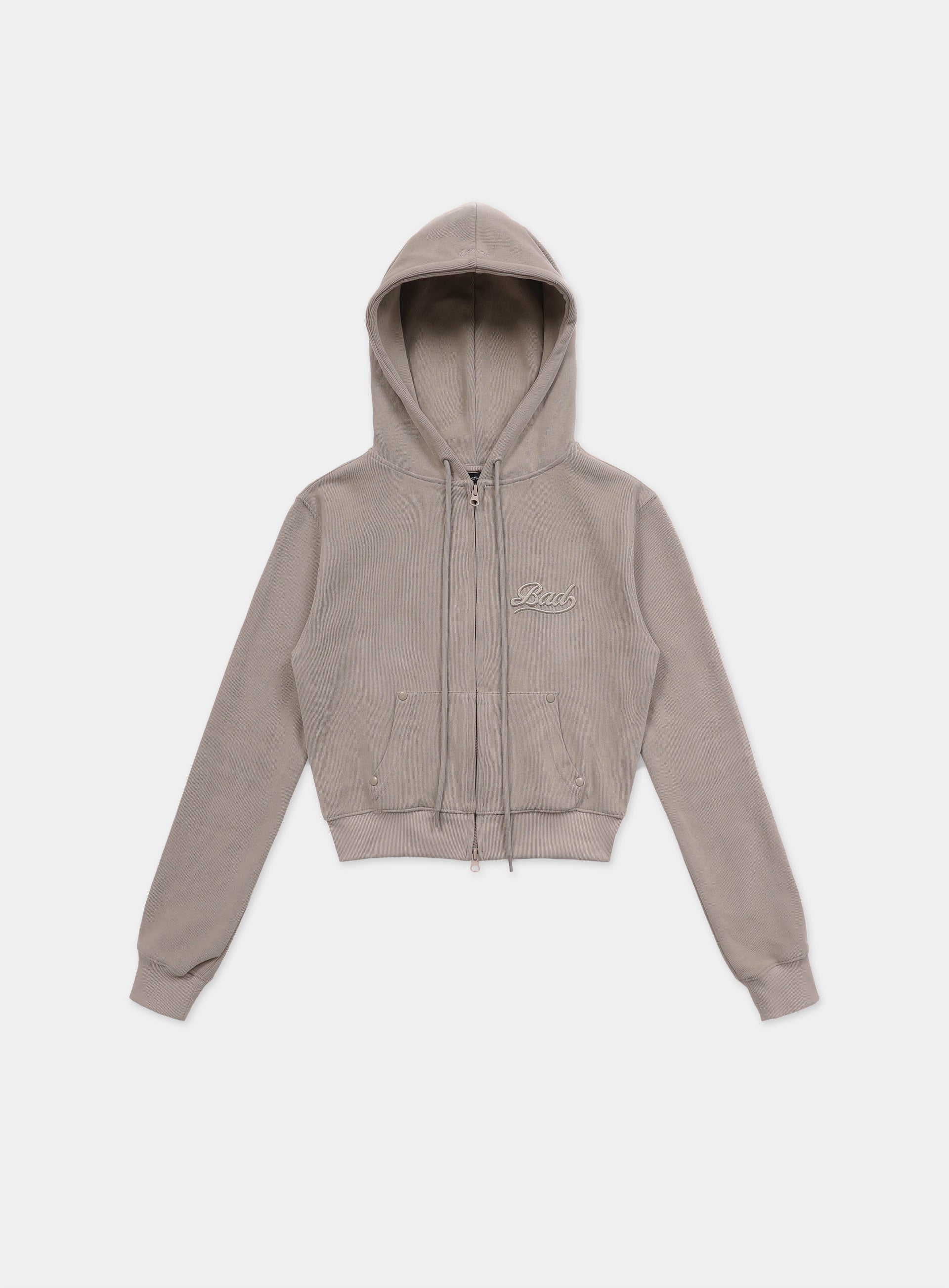 BADBLOOD Beyond Soft Zip-Up Hoodie - Tobacco