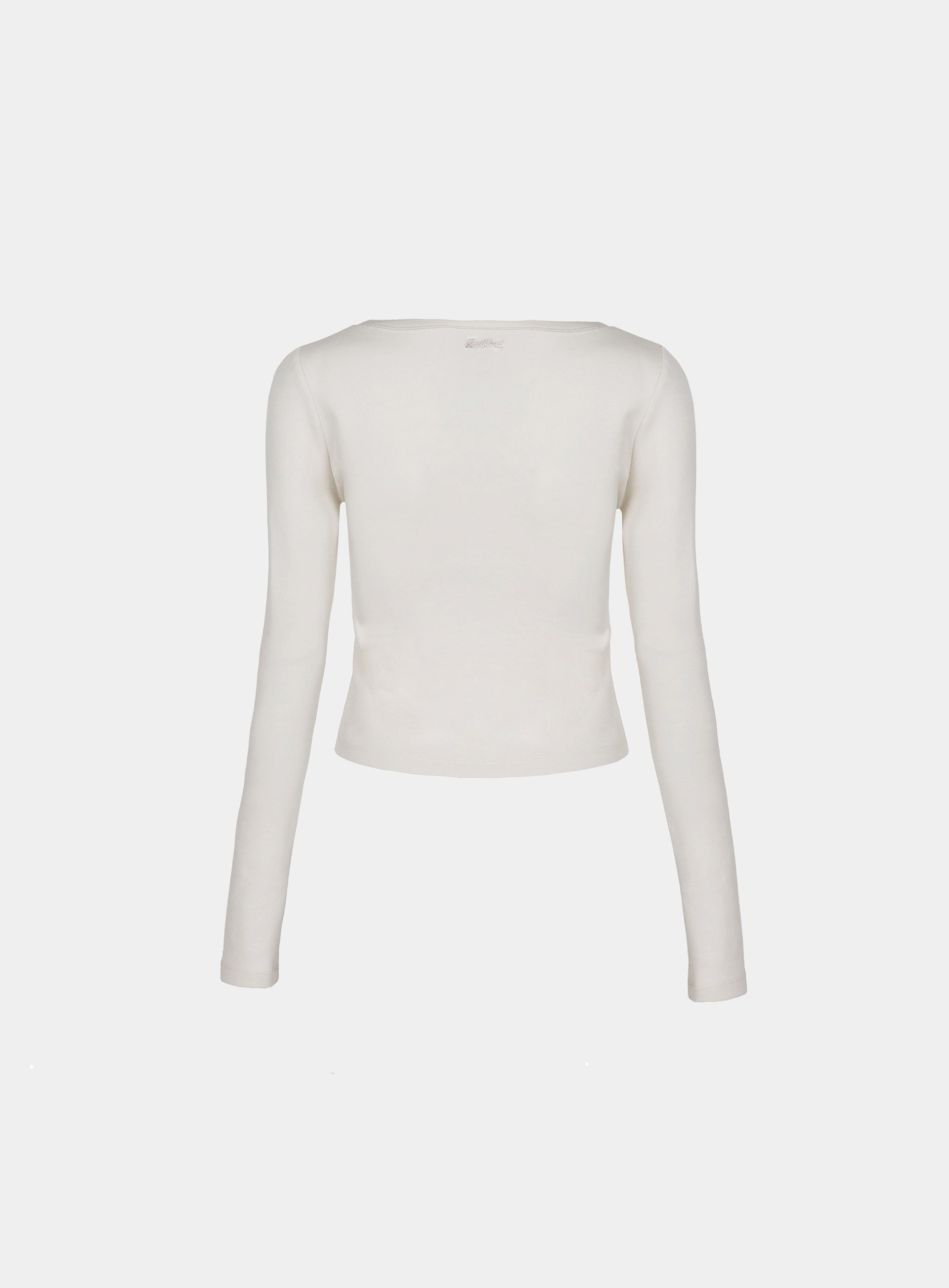 BADBLOOD  Beyond Soft Scoop Neck Long Sleeve - Cream