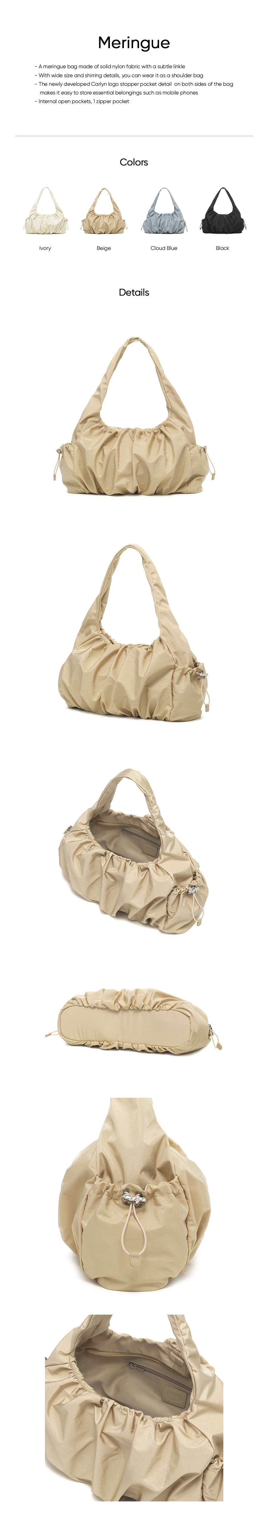 Carlyn MERINGUE H74106020(E) Beige