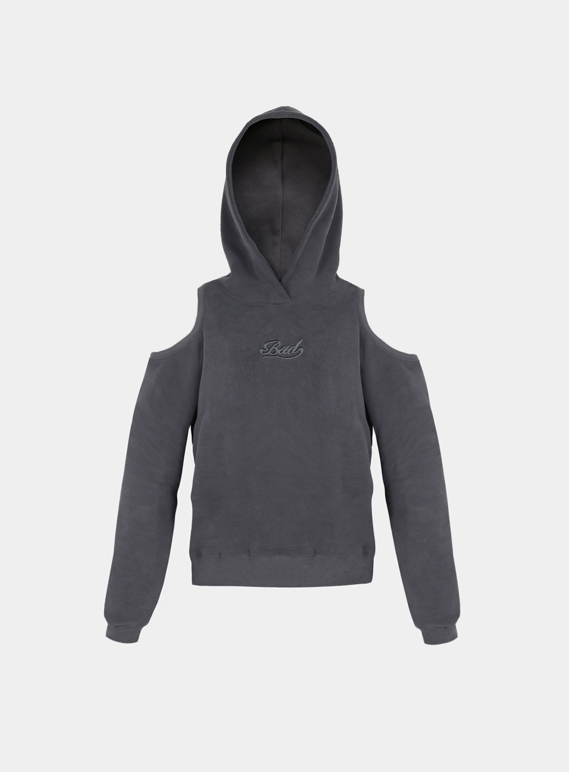 BADBLOOD  Beyond Soft Cutout Hoodie – Charcoal