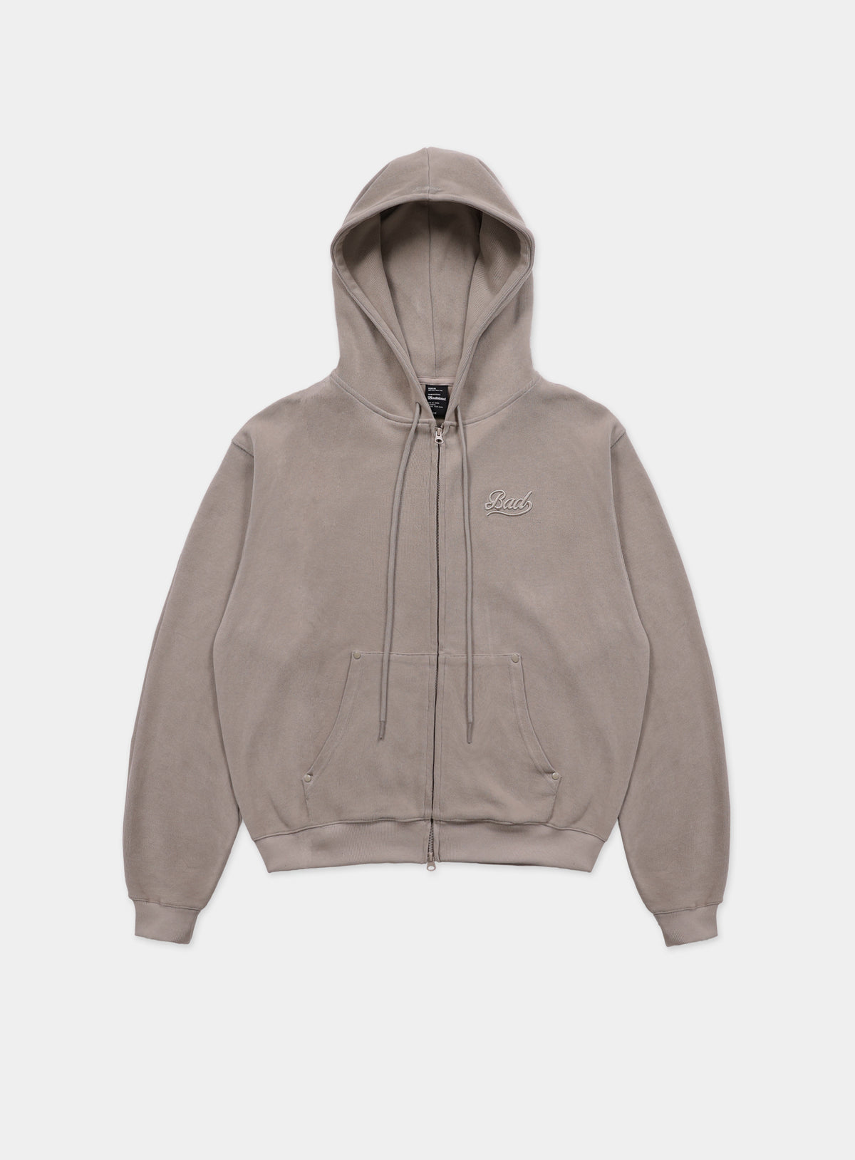 BADBLOOD Beyond Soft Zip-Up Hoodie - Tobacco