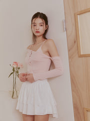 Not your rose Yui cardigan set (Pink)