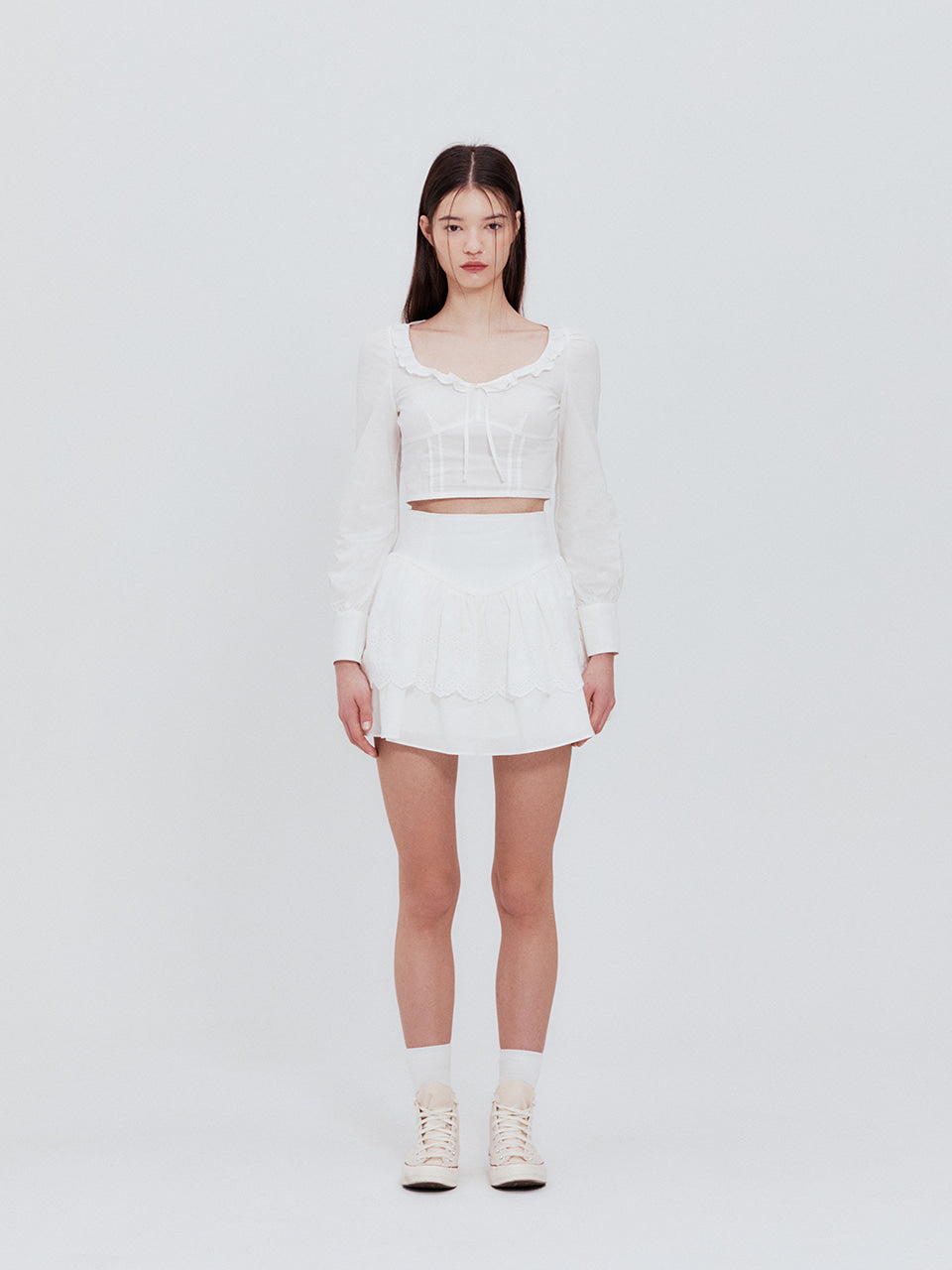 Not your rose Irene skirt (Ivory)