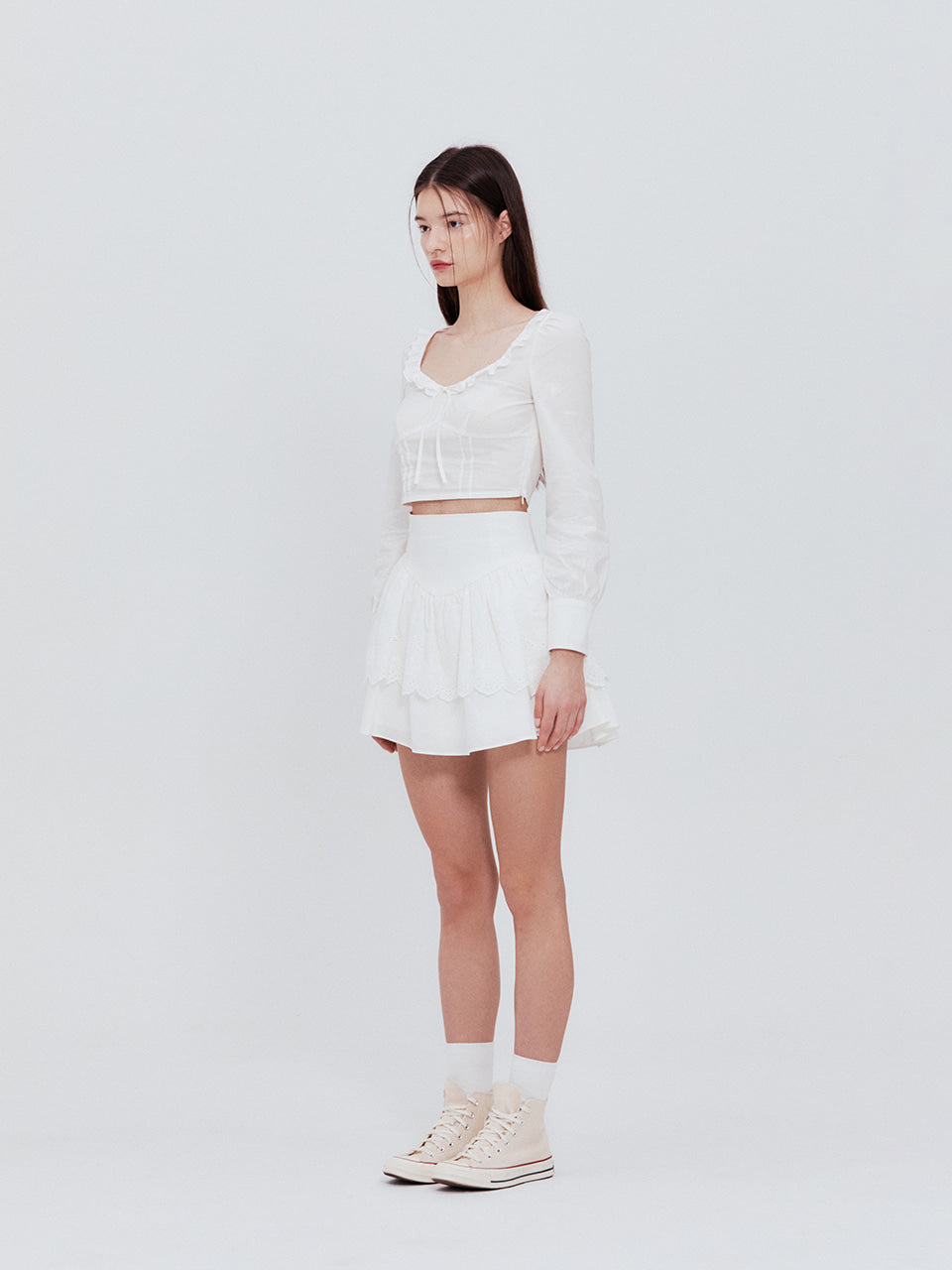 Not your rose Irene skirt (Ivory)