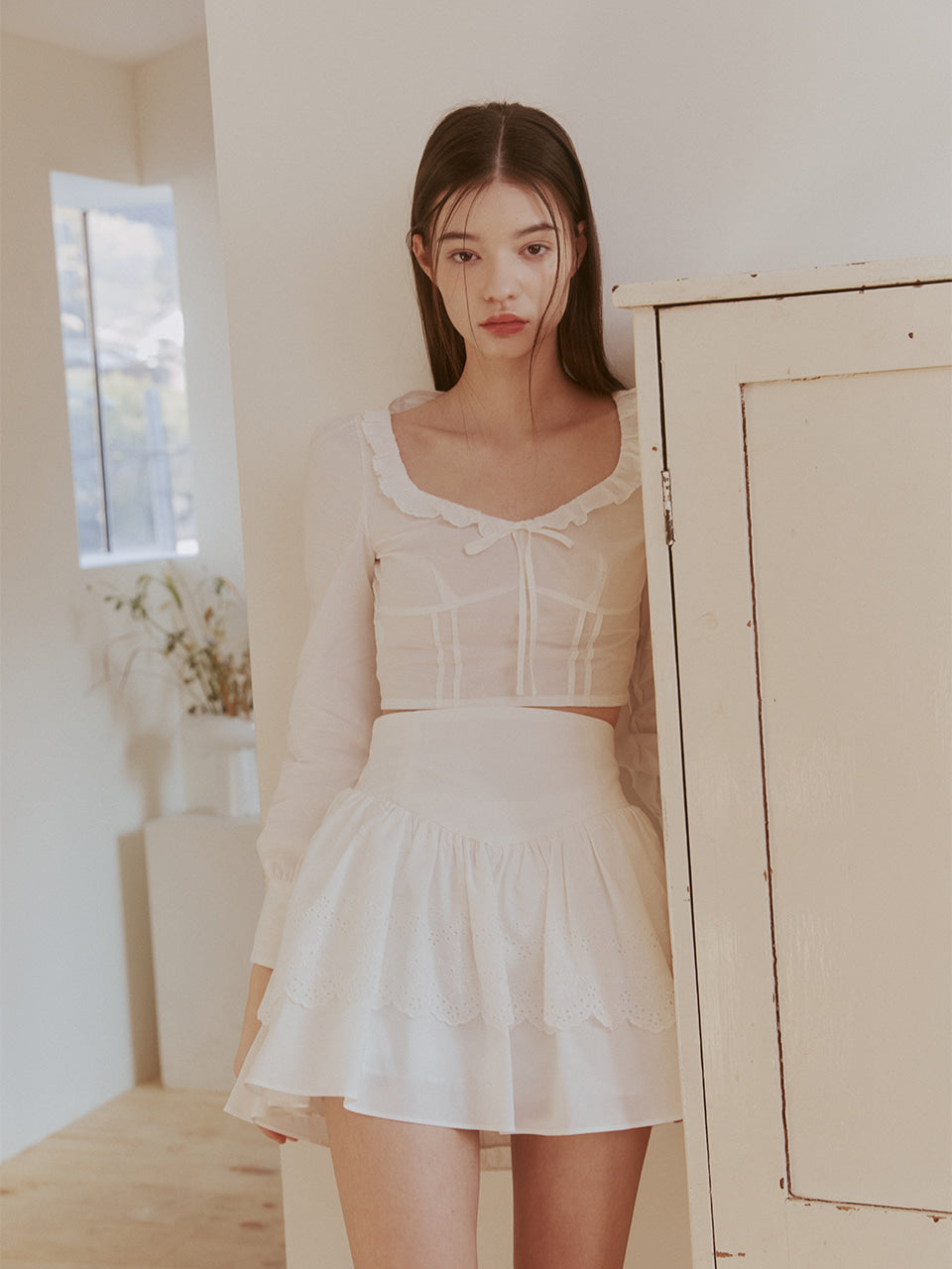 Not your rose Irene skirt (Ivory)