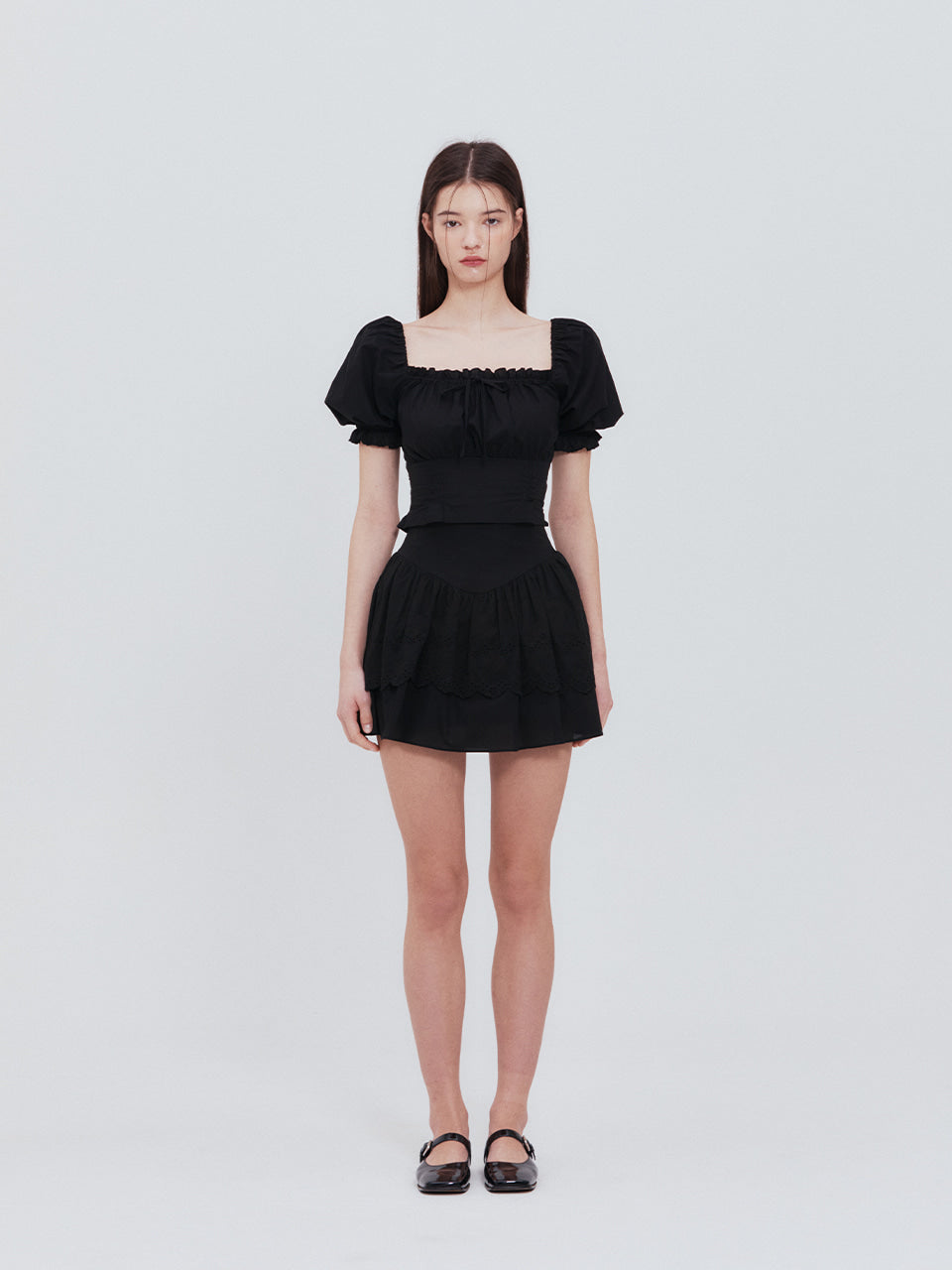 Not your rose Irene skirt (black)